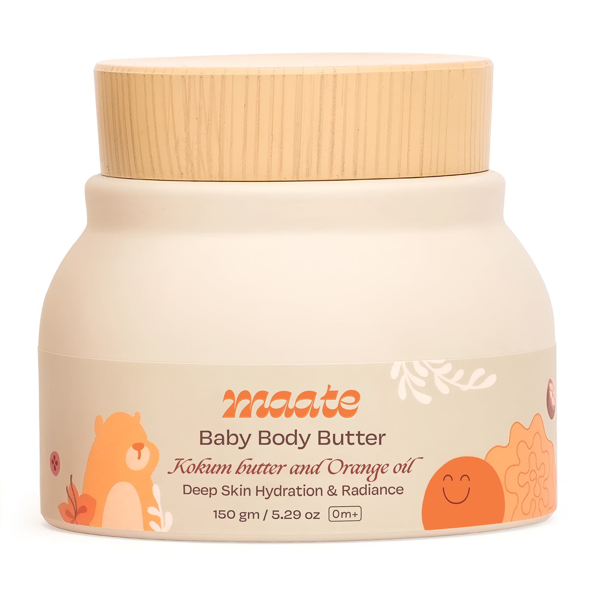 Baby Body Butter with Pure Kokum Butter, Shea Butter, Orange & Saffron Oil