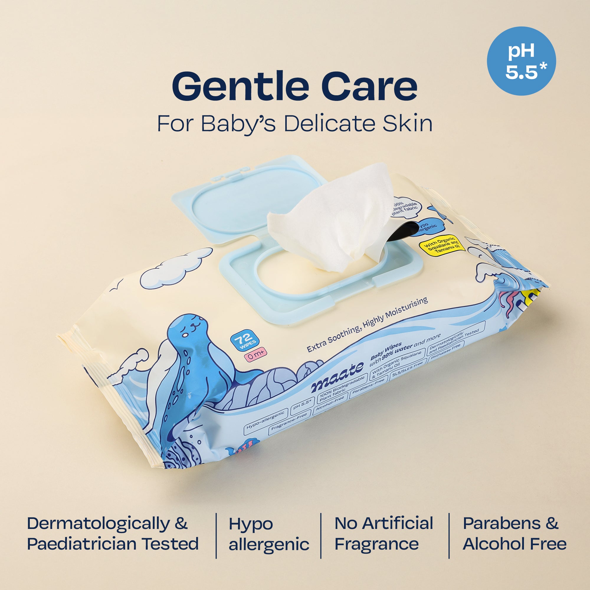 Baby Gentle Wet Wipes