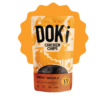 Smoky Masala Chicken Jerky Crisps