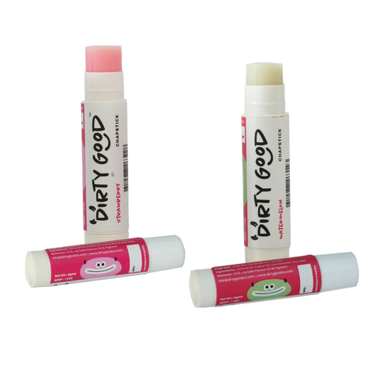 Strawberry & Watermelon Chapsticks for Kids Pack