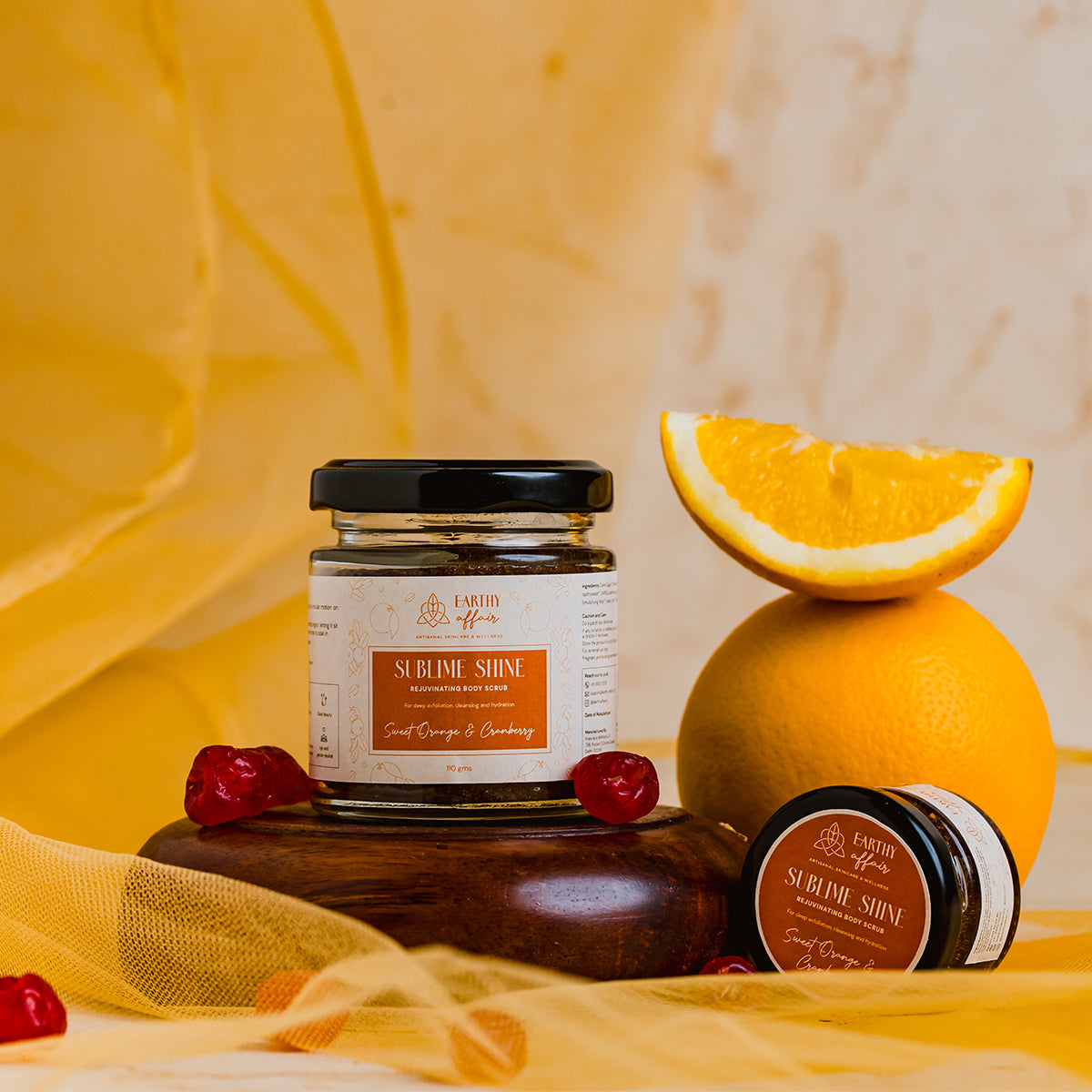 Sweet Orange and Cranberry Body Scrub