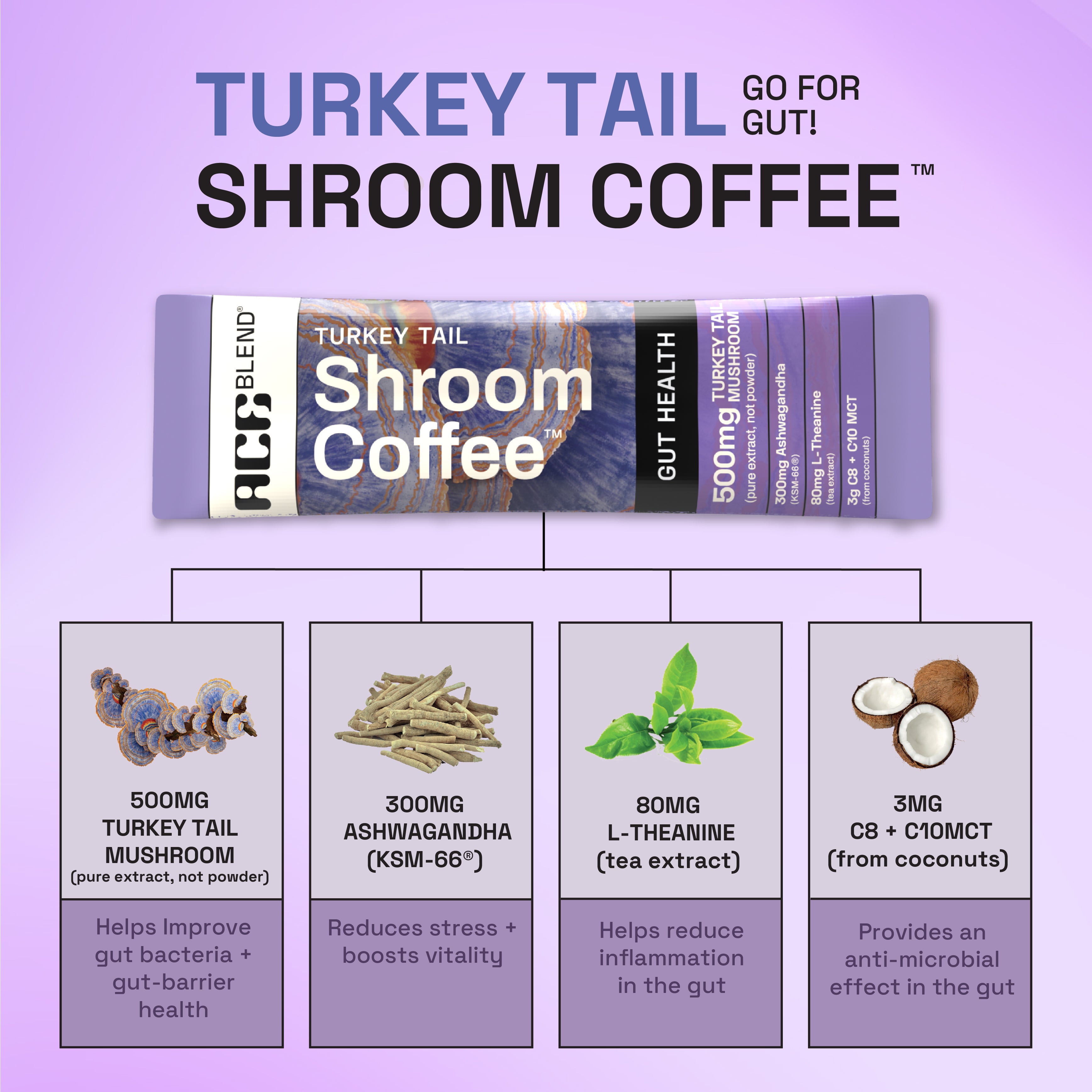 Turkey Tail Shroom Coffee