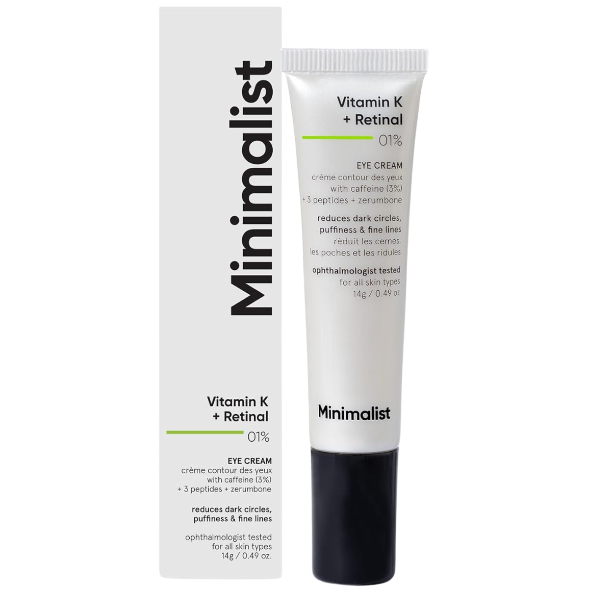 Vitamin K + Retinal 1% Eye Cream