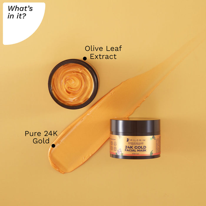 24K Gold Facial Mask