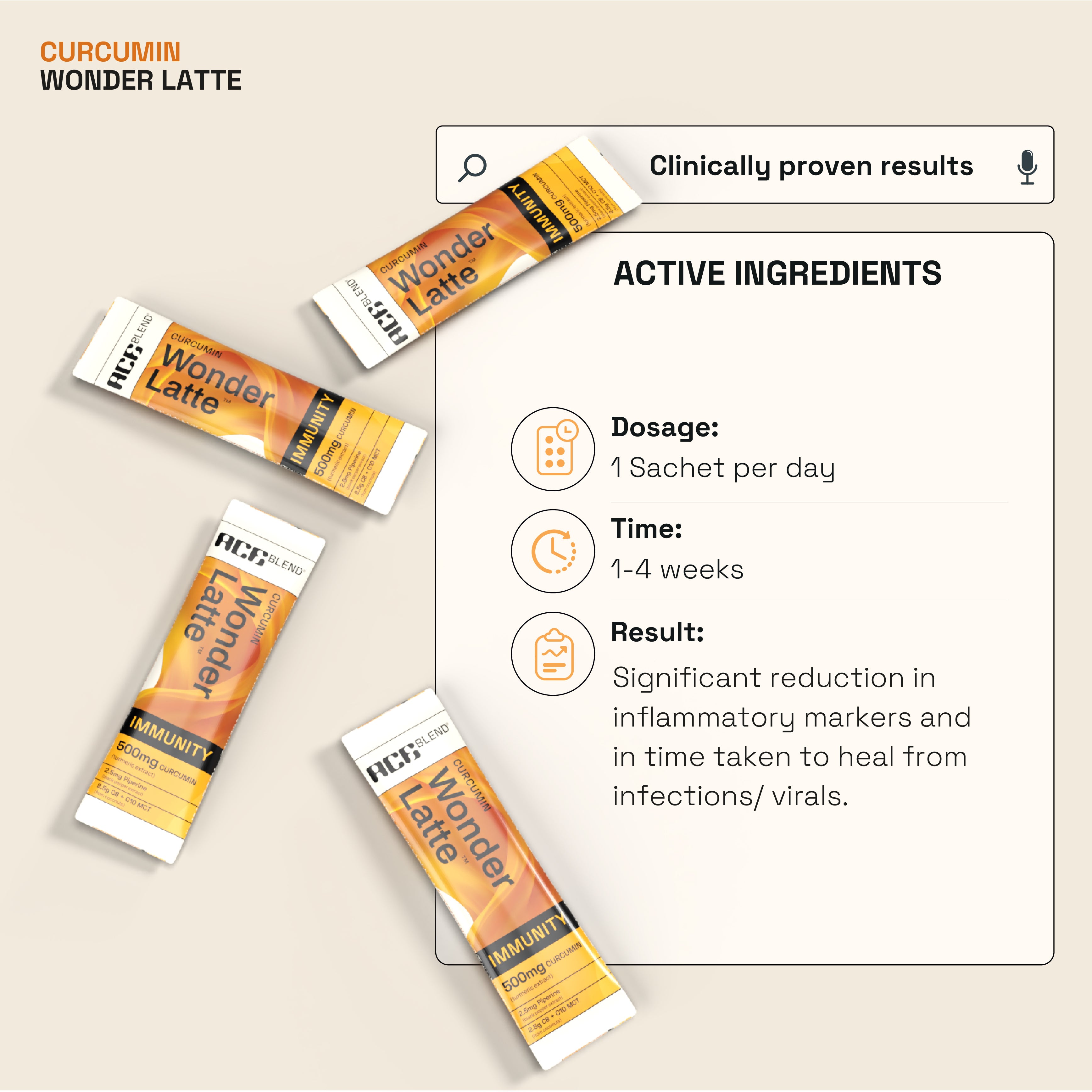 Curcumin Wonder Latte Turmeric Extract