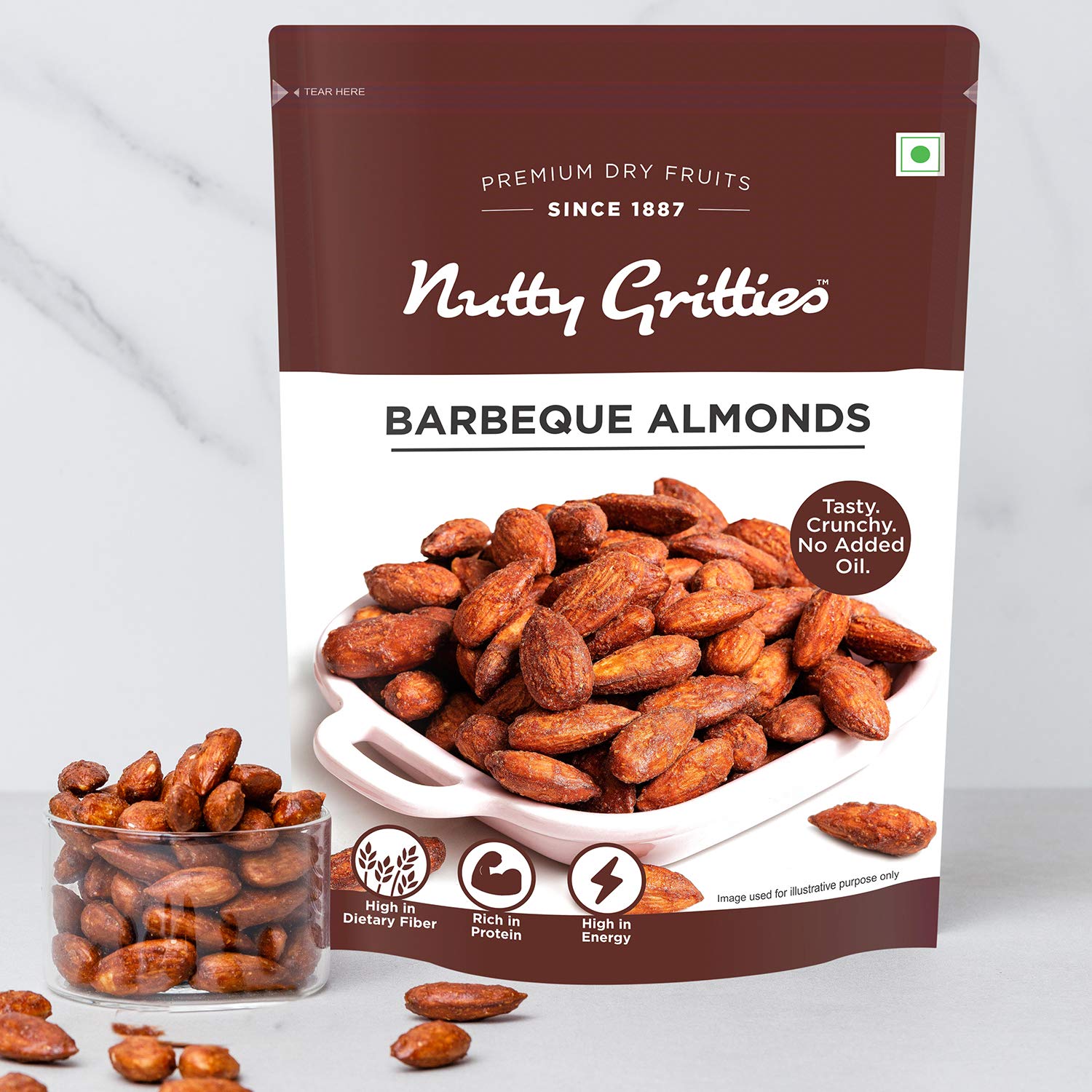 Party snacks Barbeque Almonds