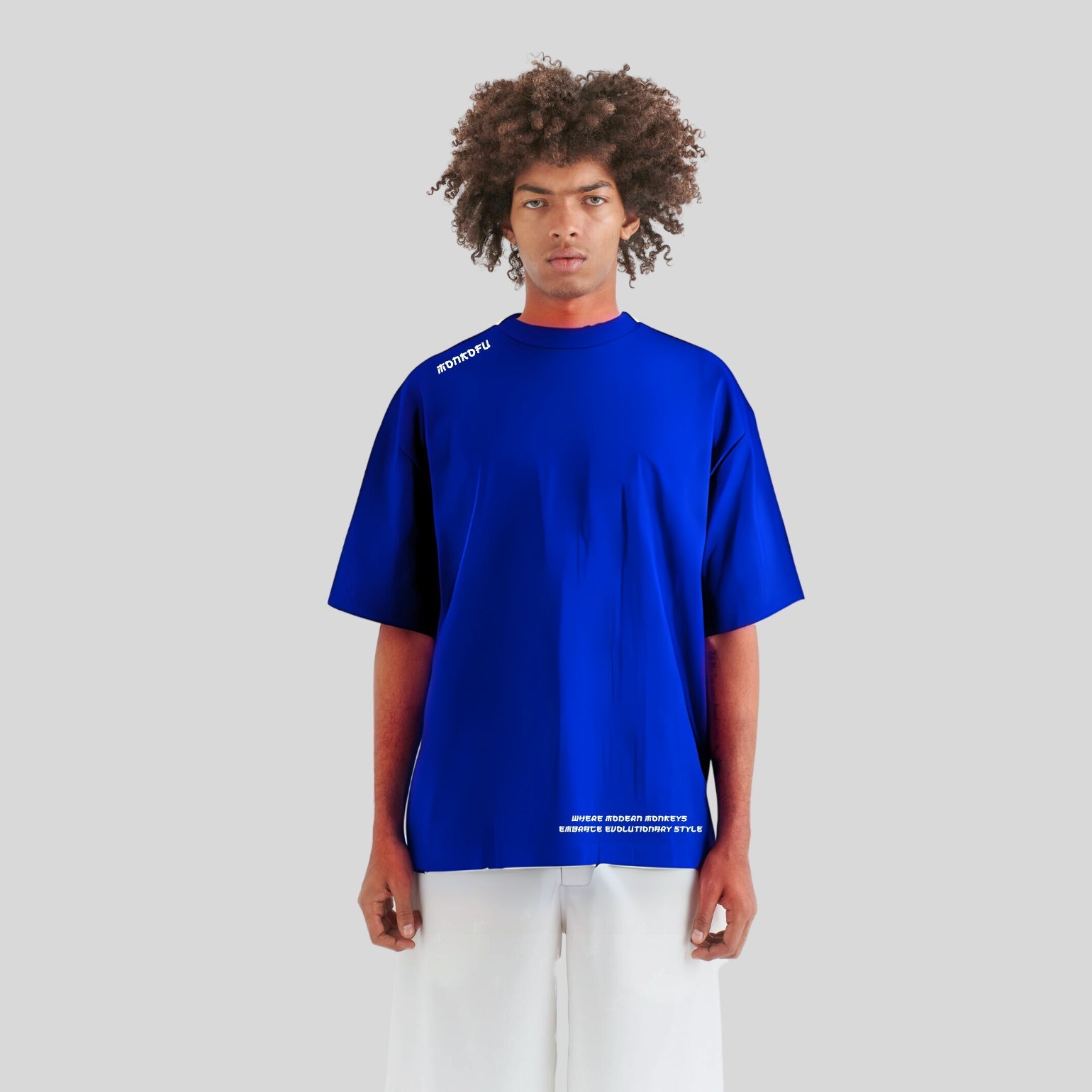 Blue Signature Unisex Oversized T-Shirt