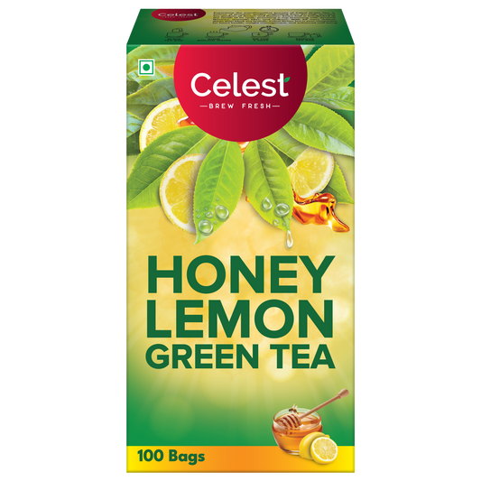 Celest Honey Lemon Green Tea Bags