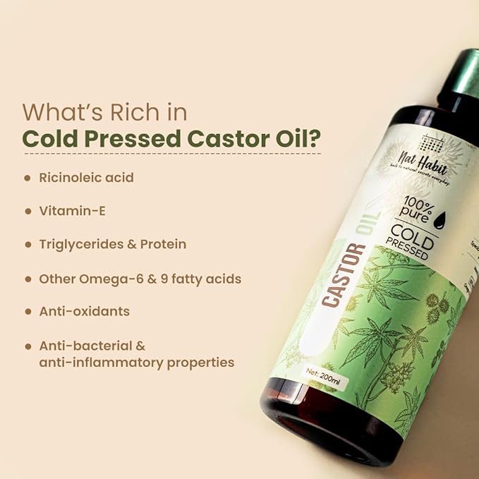 Cold Pressed Pure Castor Oil