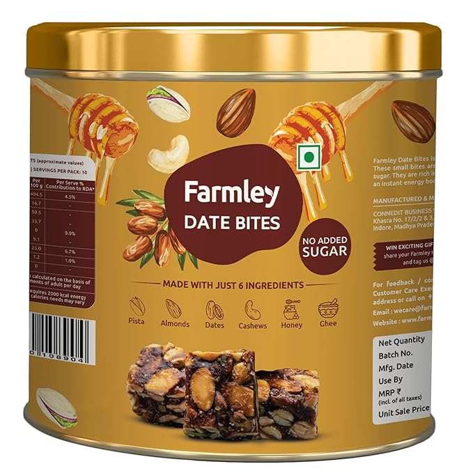 Date Bites Dry Fruit Barfi