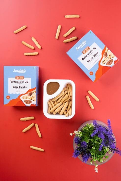 Dipsters Butterscotch Dip with Biscuit Sticks