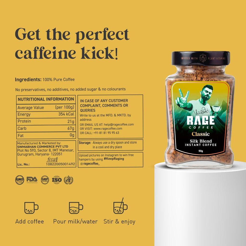 Flavoured Instant Coffee - Classic Silk Blend