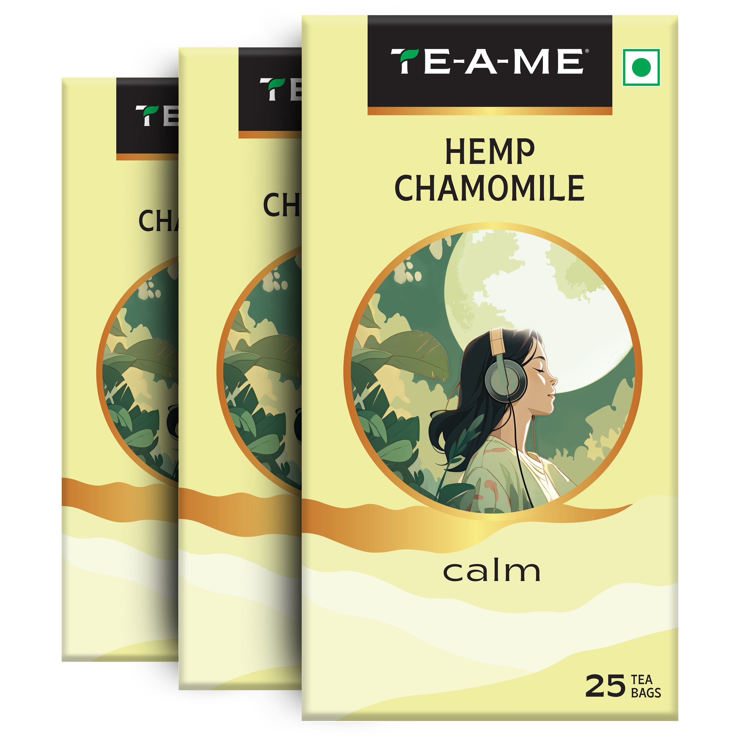 Hemp Chamomile Tea Bags