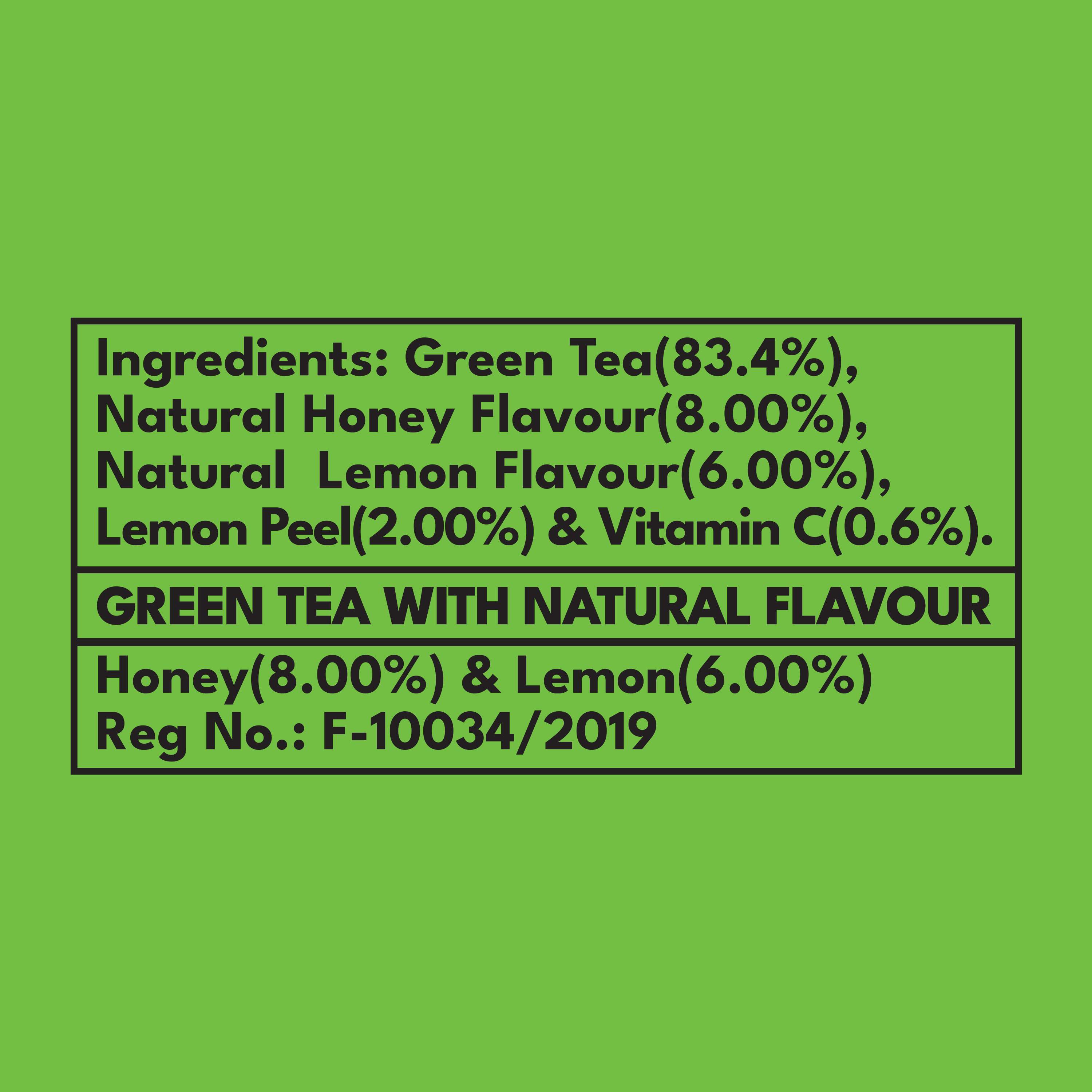 Lemon & Honey Green Tea with Vitamin C Tea Bags