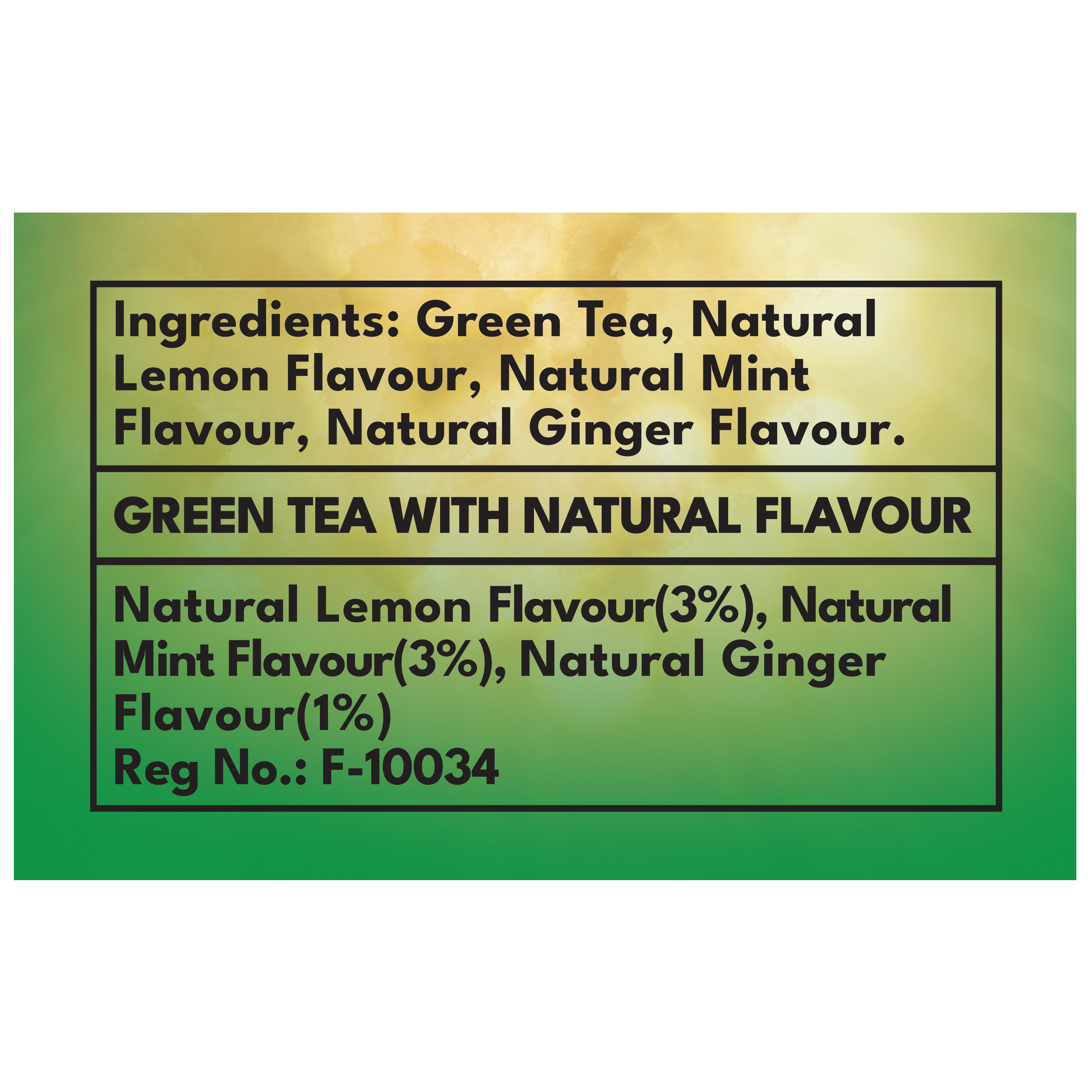 Celest Mint Lemon Ginger Green Tea Bags