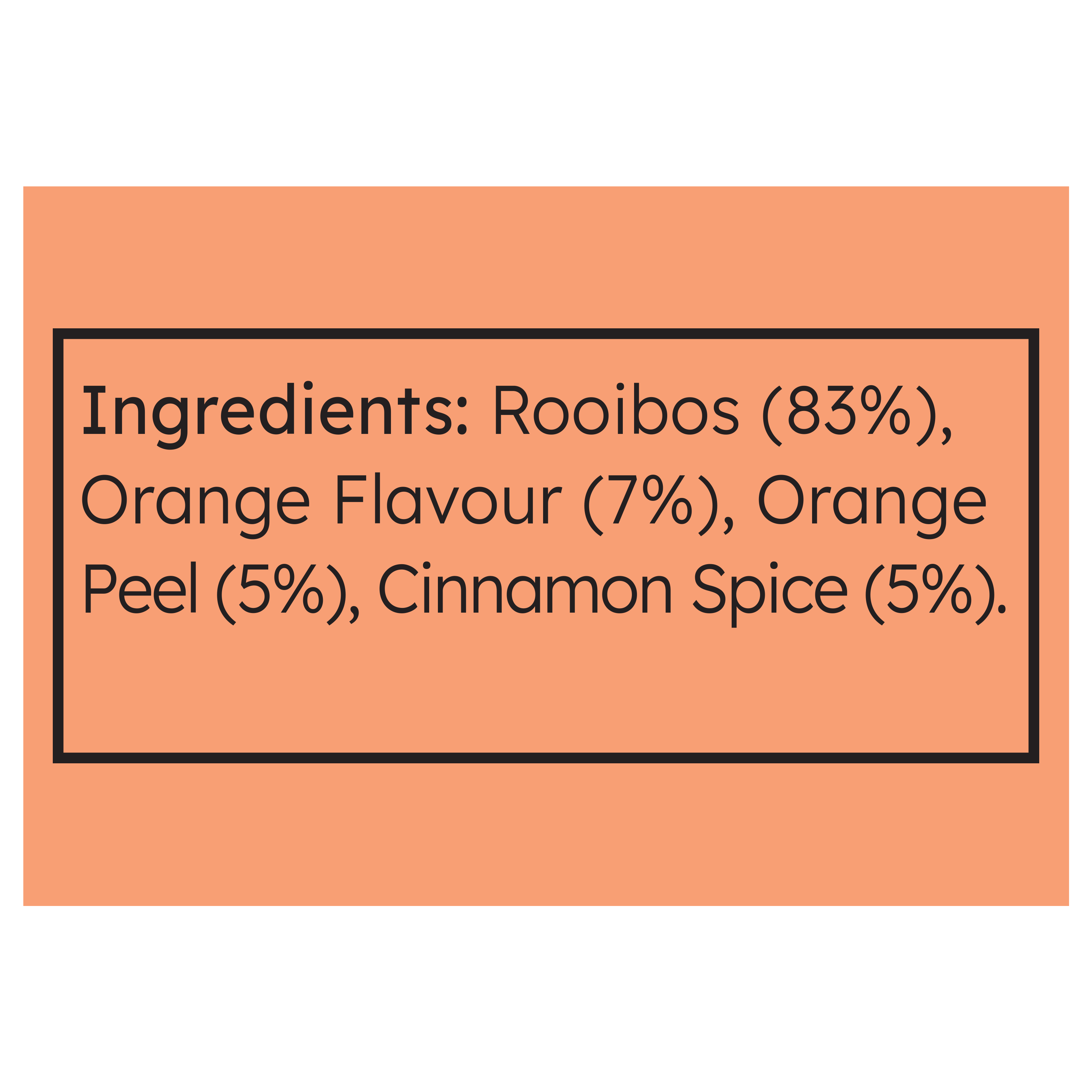 Rooibos Orange & Cinnamon Tin