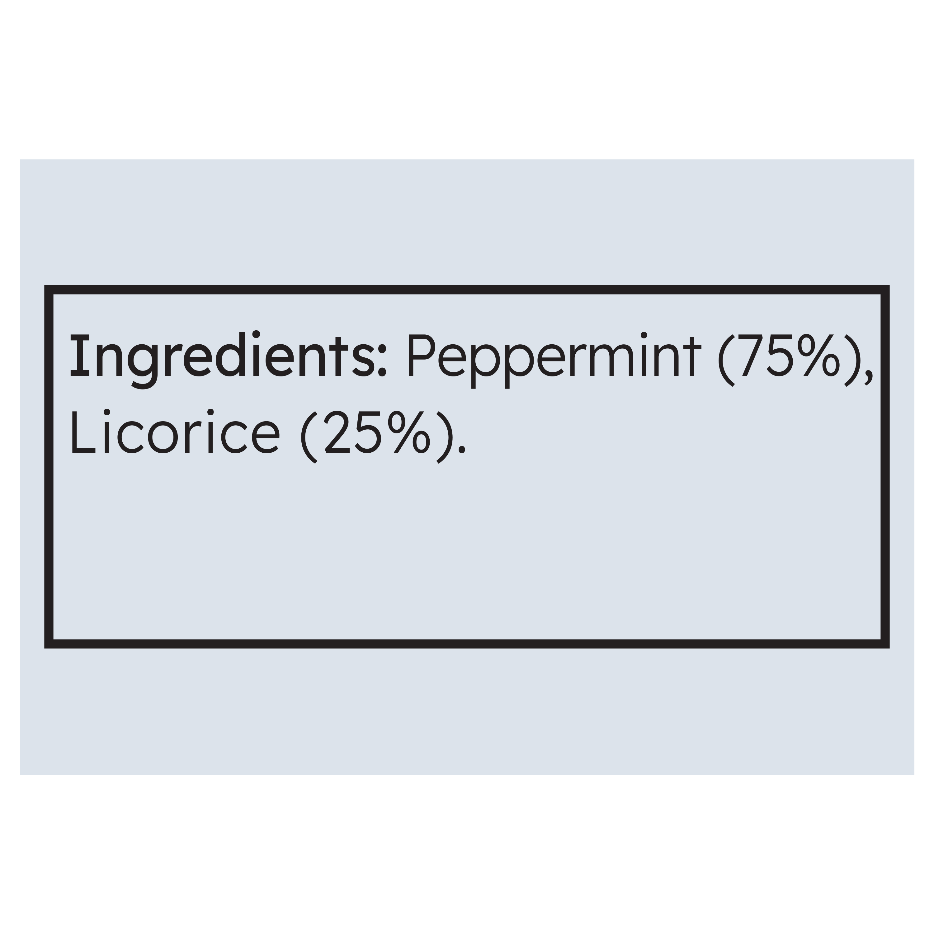 Exotic Brews Peppermint Tea