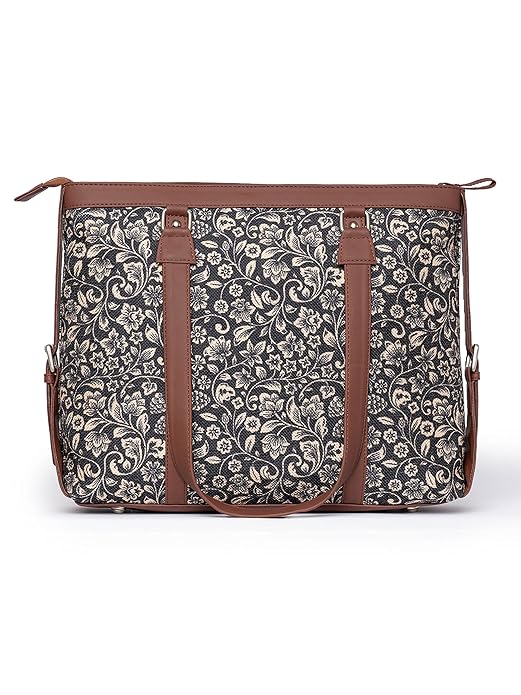 Vegan Leather Women's Office Bag for 15.6 inch Laptop