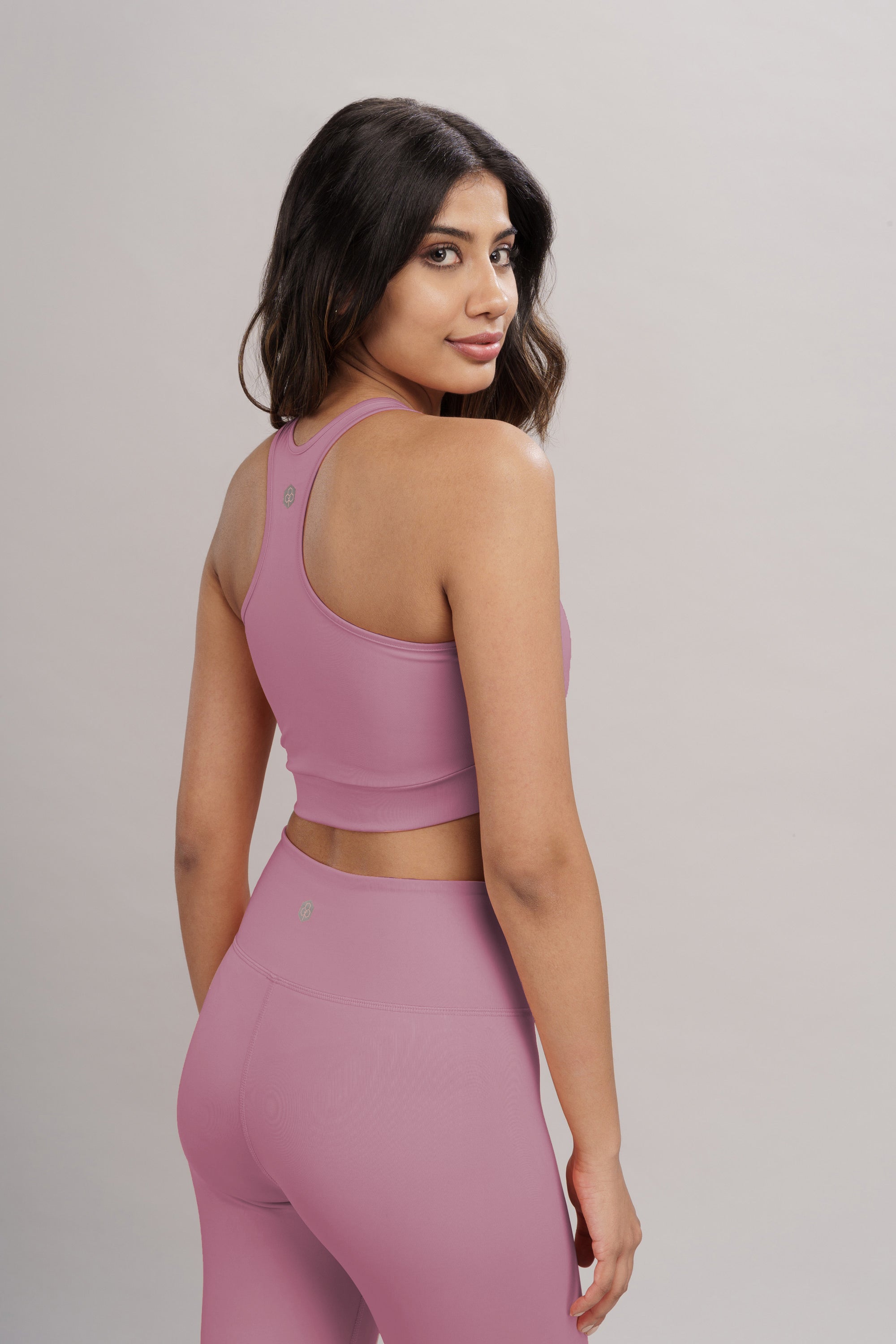 Mellow Mauve Racerback Active Bra