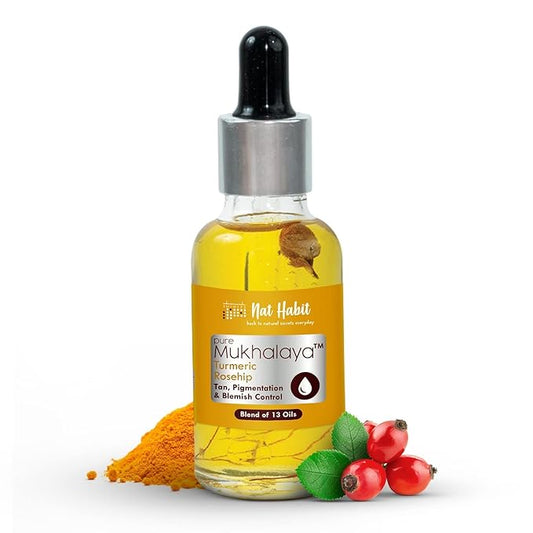 Turmeric Rosehip Mukhalaya Face Oil