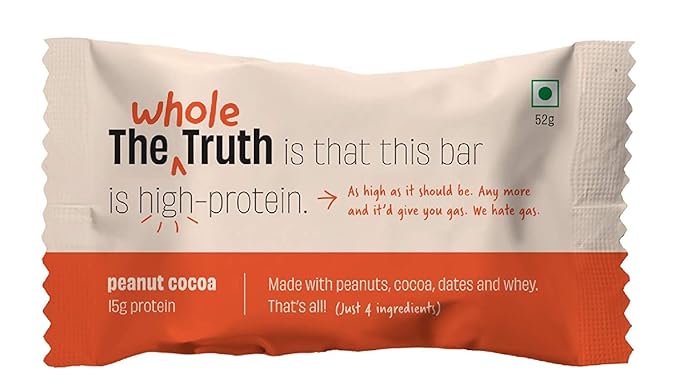 Peanut butter cocoa protein bar