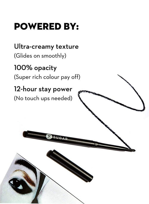 Kohl of Honour Intense Kajal - Paraben Free - 01 Black Out